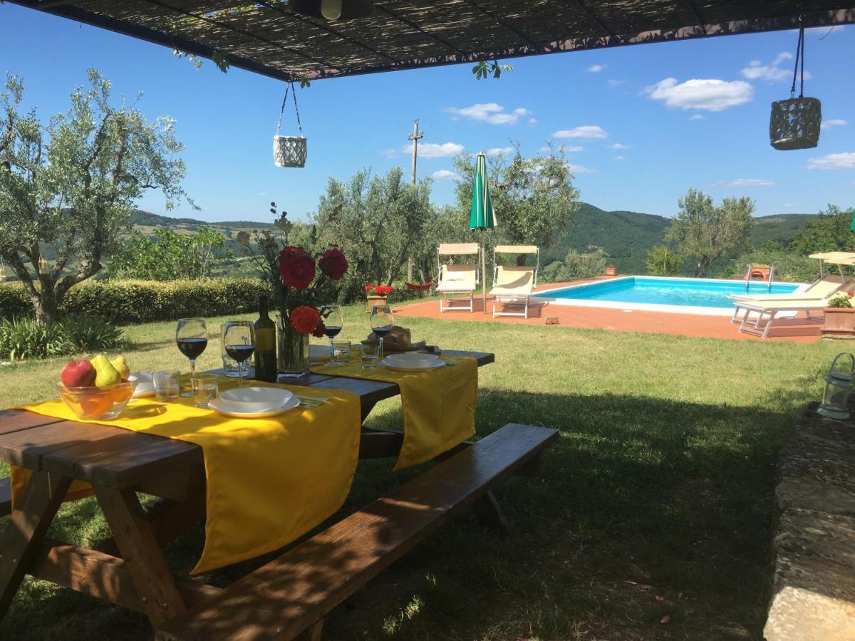 Villa San Regolino Whit Private Pool Radicondoli Kültér fotó